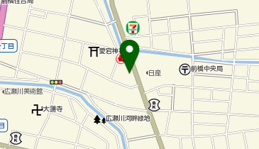 はなくらぶ前橋店の地図画像