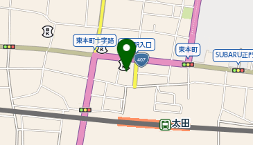 サンサン太田店の地図画像