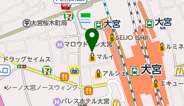 スイーツパラダイス丸井大宮店の地図画像