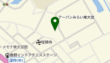 都市再生機構(独立行政法人) アーバンみらい東大宮東一番街団地管理サーの地図画像