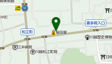 落合靴店の地図画像