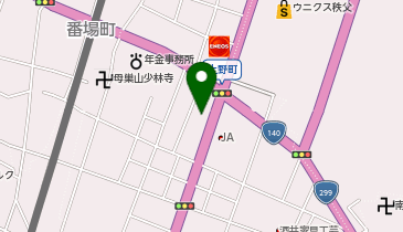 上野町公会堂の地図画像