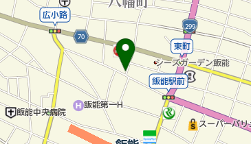 浜中フルーツの地図画像