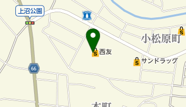 エリーネ東松山店」(東松山市-その他洋服/洋品-〒355-0013)の地図