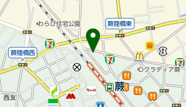 株式会社ミニミニ城北蕨店の地図画像