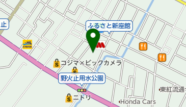 新座市役所 ふるさと新座館の地図画像