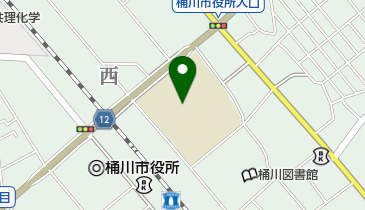 桶川市役所 桶川放課後児童クラブの地図画像