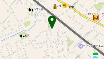 富士見市役所 関沢児童館の地図画像