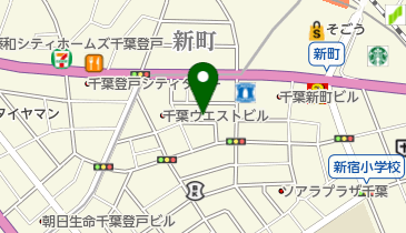 新町自治会館の地図画像