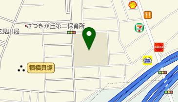 さつきが丘東小学校子供ルームの地図画像