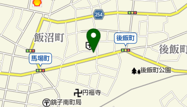 株式会社銚薬の地図画像