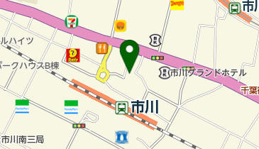 てんや 市川店の地図画像