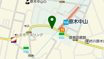 ヘアーカットブラザー原木中山店の地図画像