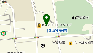 ラ・ブシュリー成田赤坂店の地図画像