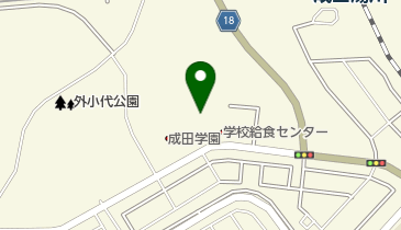 成田市役所 学校給食センターの地図画像