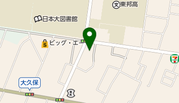 習志野市 市民プラザ大久保の地図画像