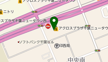 メガネハットアクロスプラザ千葉ニュータウン南店の地図画像