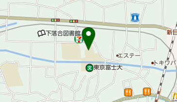 東京富士大学総合事務室学務課の地図画像