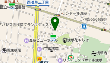 浅草ひさご通商店街協同組合の地図画像