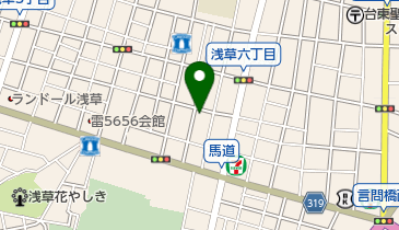 伊豆栄浅草の地図画像