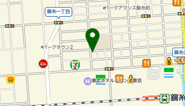 尾長屋錦糸町店の地図画像