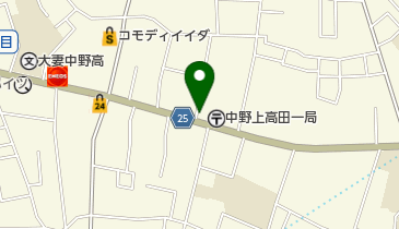 上高田調剤薬局の地図画像