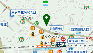 明治安田生命荻窪営業所の地図画像