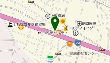 天狗 上板橋店の地図画像