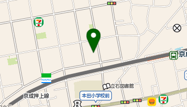 本田町会館の地図画像