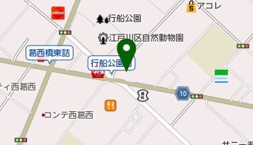 矢東タイヤ商事株式会社江戸川店の地図画像