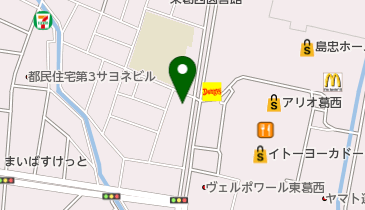 かさいみなみ動物病院の地図画像