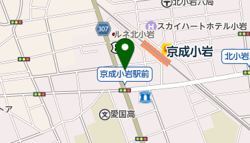 日本調剤小岩南口薬局の地図画像