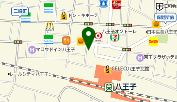 アクセスチケット八王子店の地図画像