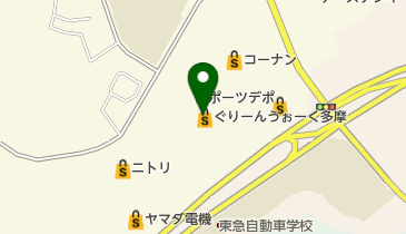 アネックスプラスぐりーんうぉーく多摩店の地図画像