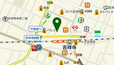 モルガン宝飾店の地図画像