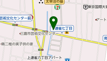 松本理容館の地図画像