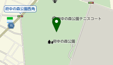 府中の森公園サービスセンターの地図画像