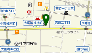 府中あおばクリニックの地図画像