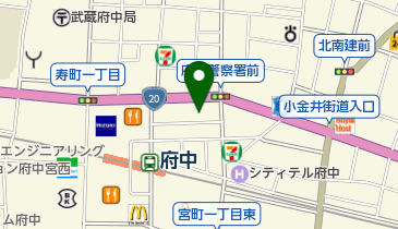 富国生命保険相互会社府中営業所の地図画像