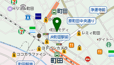まちだ献血ルームの地図画像
