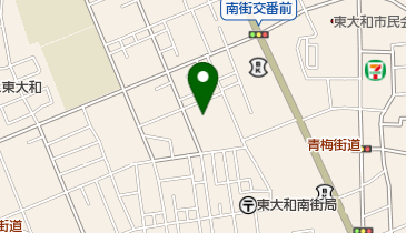 東大和市 南街公民館の地図画像