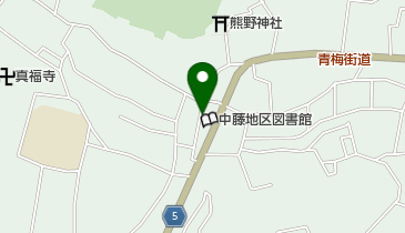 武蔵村山市立 中藤地区児童館の地図画像