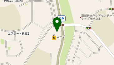 100円ショップセリア多摩貝取店の地図画像