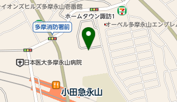 都市再生機構(独立行政法人) 東日本賃貸住宅本部 南多摩住宅管理センタの地図画像