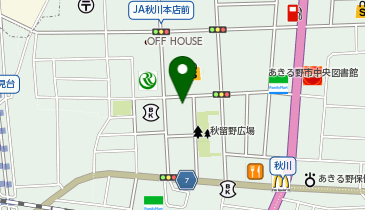 スタジオ・アンあきる野ルピア館の地図画像