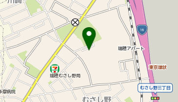 瑞穂町役場 武蔵野コミュニティセンターの地図画像