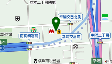 メンズヘアーサロンシュガーの地図画像