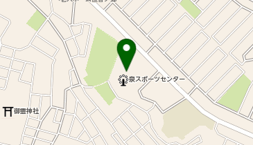 横浜市役所 健康福祉局 老人福祉センター 泉寿荘の地図画像