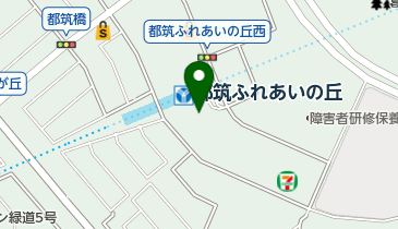 日本調剤新ふれあいの丘薬局の地図画像