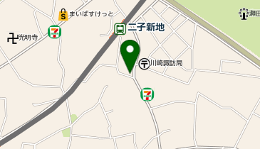 高津ロックセンターの地図画像